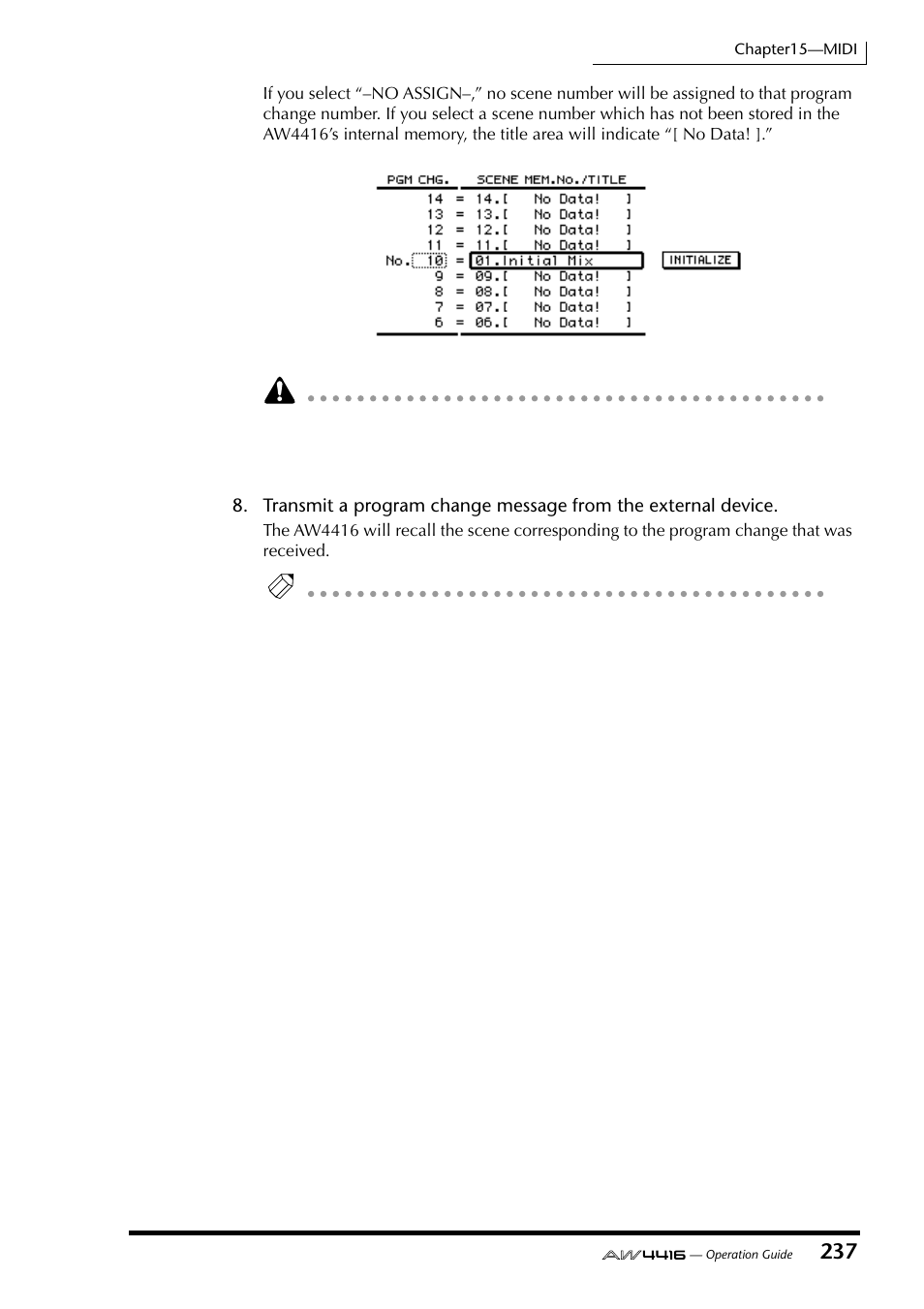 Yamaha Professional Audio Workstation AW4416 User Manual | Page 252 / 507