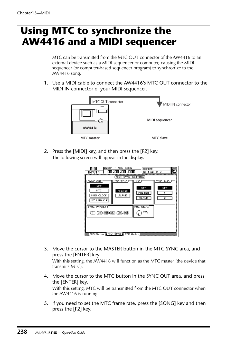 Yamaha Professional Audio Workstation AW4416 User Manual | Page 253 / 507