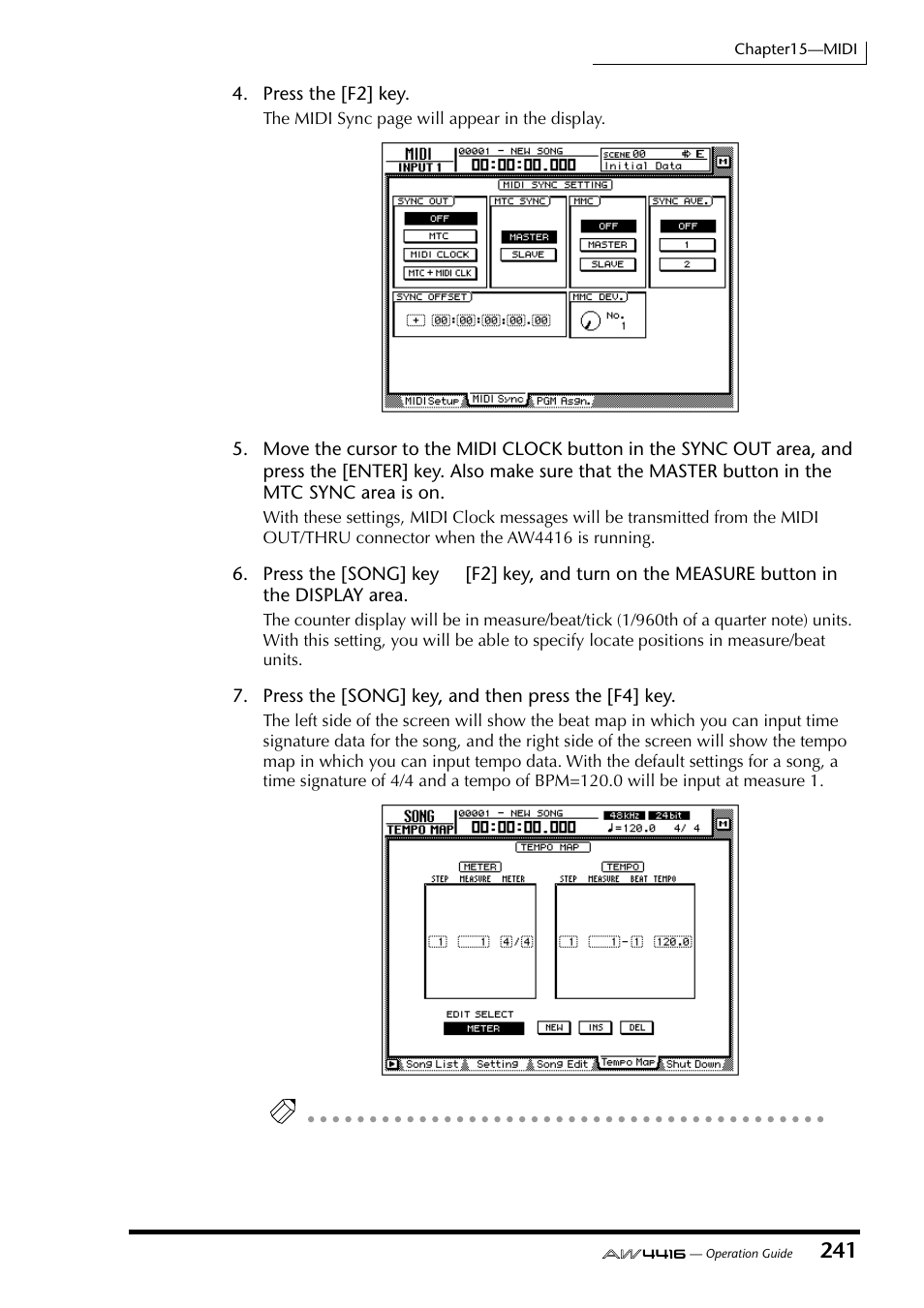 Yamaha Professional Audio Workstation AW4416 User Manual | Page 256 / 507