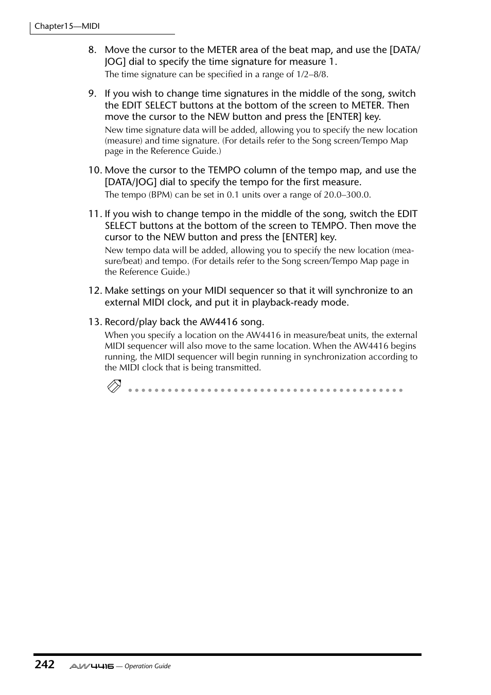 Yamaha Professional Audio Workstation AW4416 User Manual | Page 257 / 507