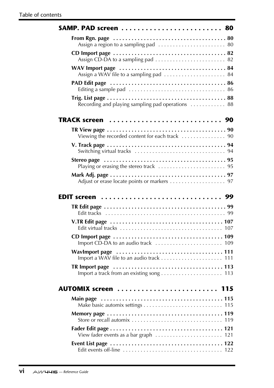 Yamaha Professional Audio Workstation AW4416 User Manual | Page 286 / 507