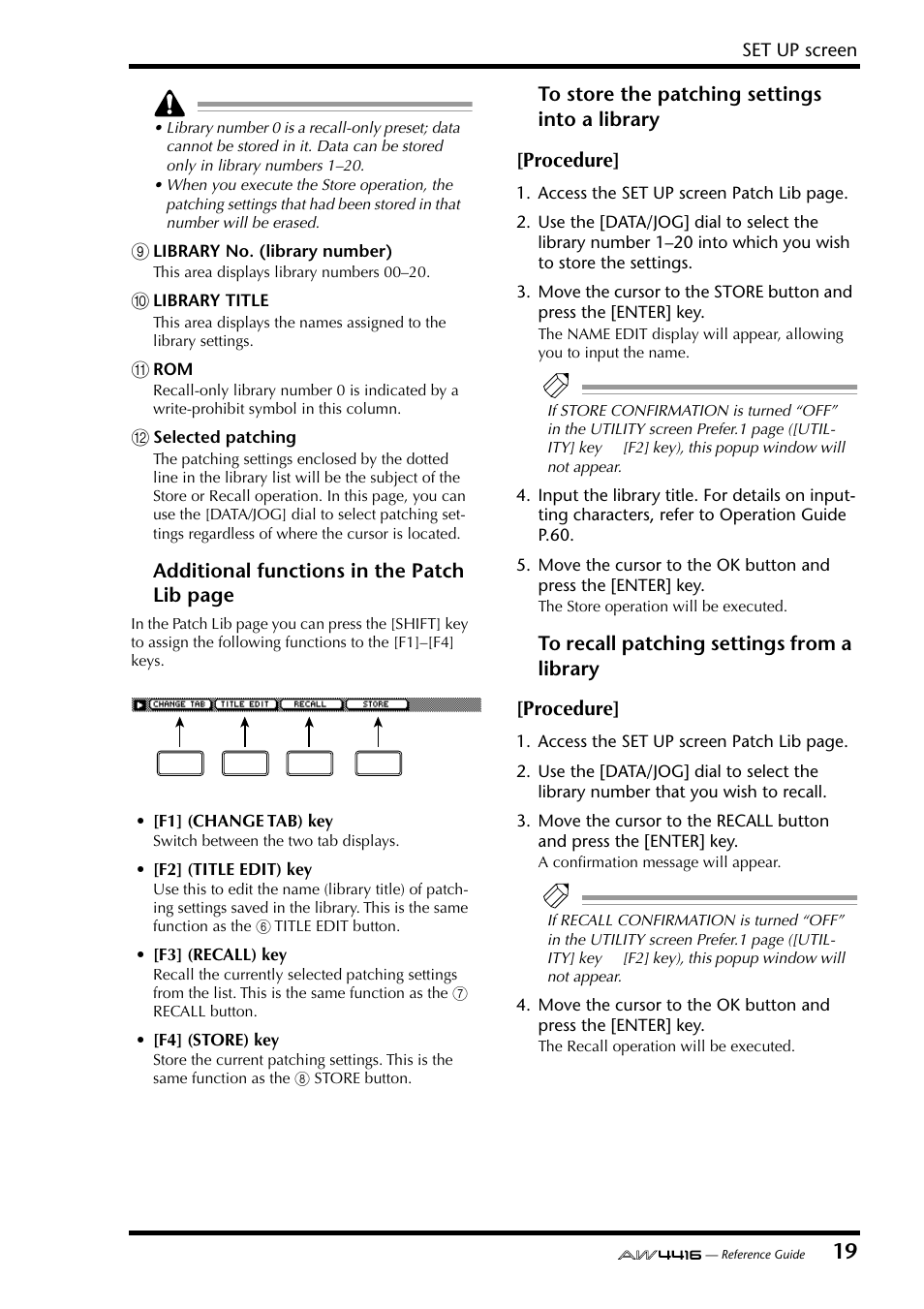 Yamaha Professional Audio Workstation AW4416 User Manual | Page 307 / 507