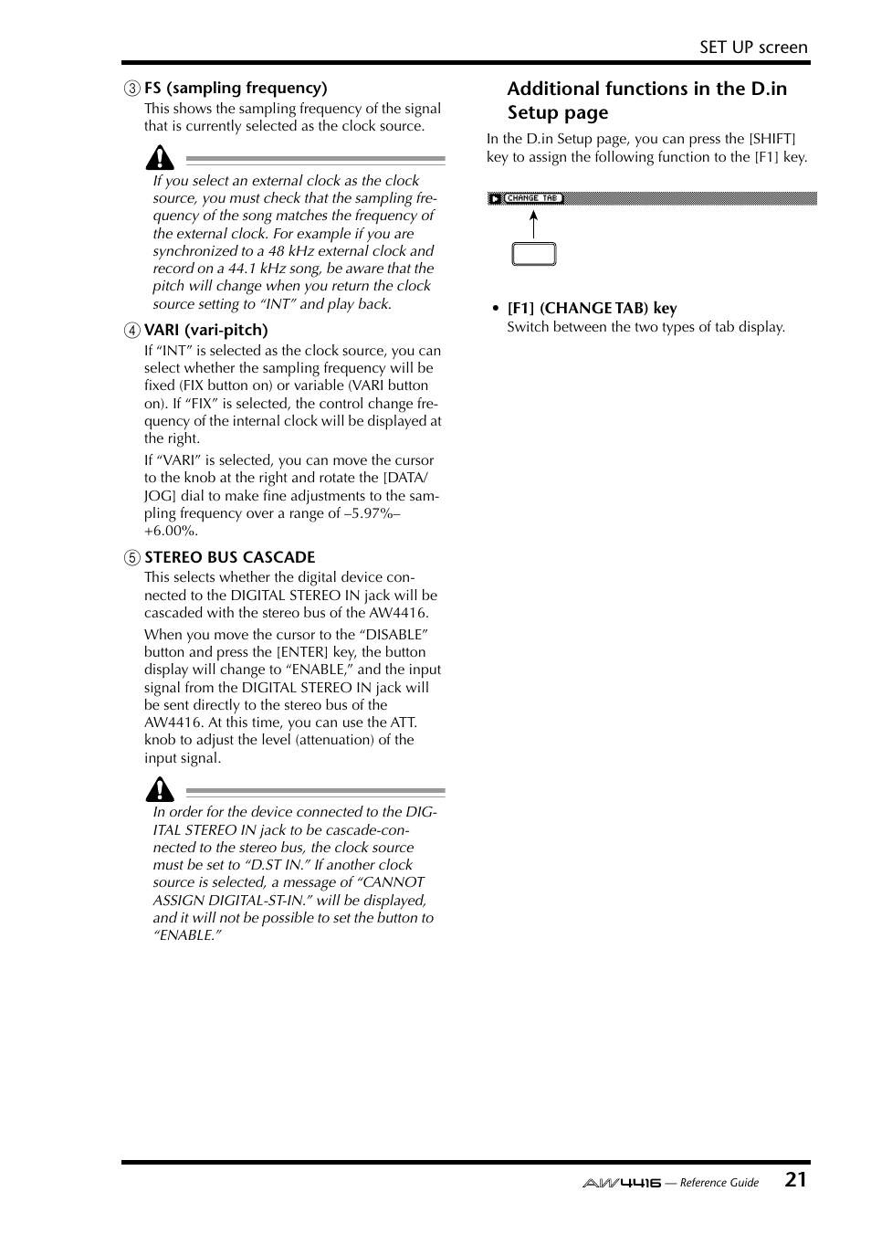 Yamaha Professional Audio Workstation AW4416 User Manual | Page 309 / 507