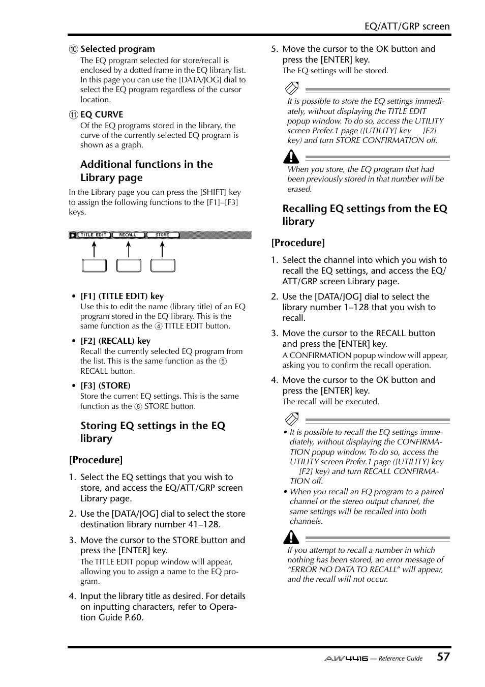 Yamaha Professional Audio Workstation AW4416 User Manual | Page 345 / 507