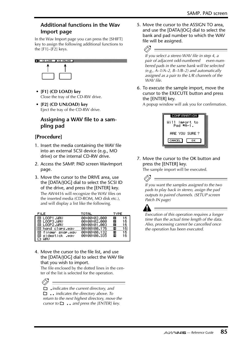 Yamaha Professional Audio Workstation AW4416 User Manual | Page 373 / 507