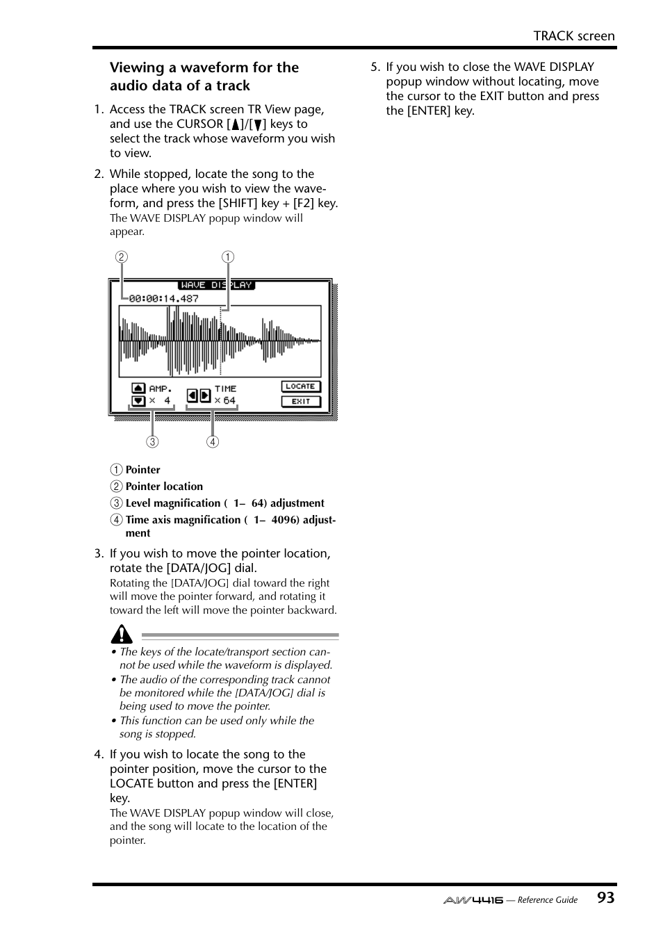 Yamaha Professional Audio Workstation AW4416 User Manual | Page 381 / 507