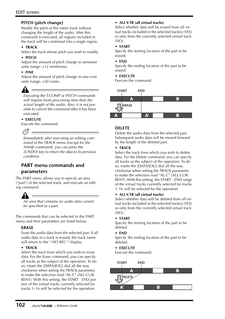 Yamaha Professional Audio Workstation AW4416 User Manual | Page 390 / 507