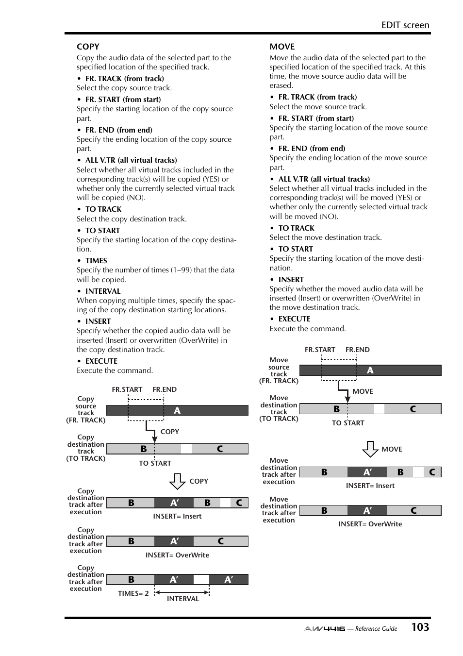 Yamaha Professional Audio Workstation AW4416 User Manual | Page 391 / 507