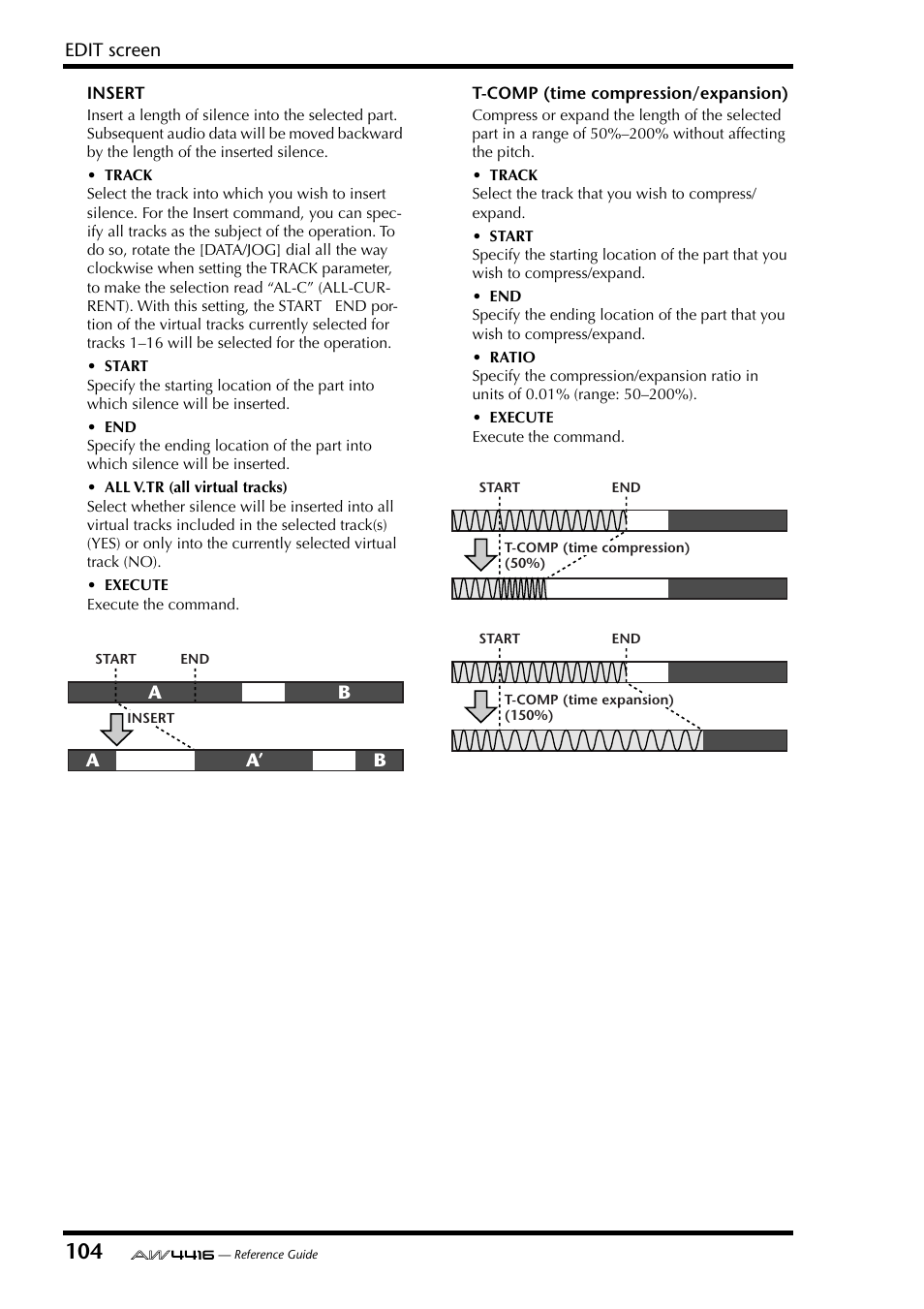 Yamaha Professional Audio Workstation AW4416 User Manual | Page 392 / 507