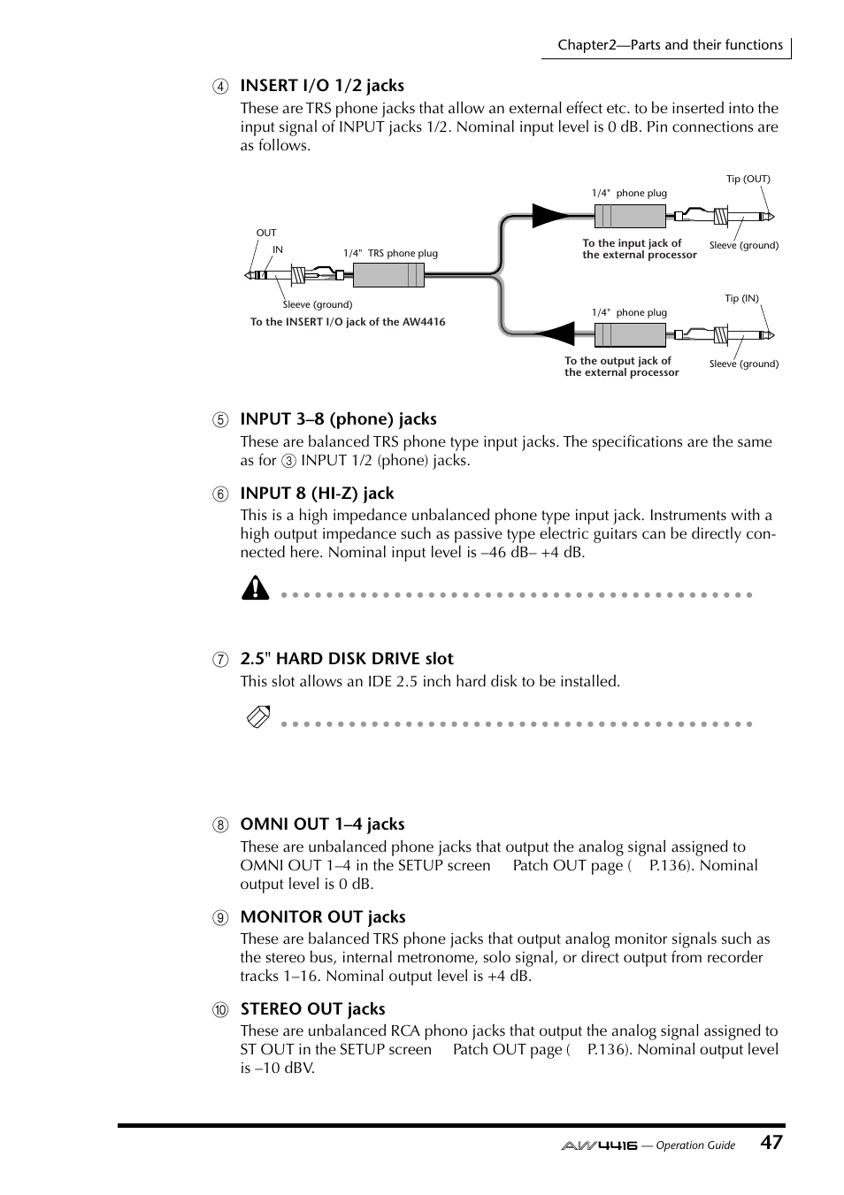 Yamaha Professional Audio Workstation AW4416 User Manual | Page 62 / 507