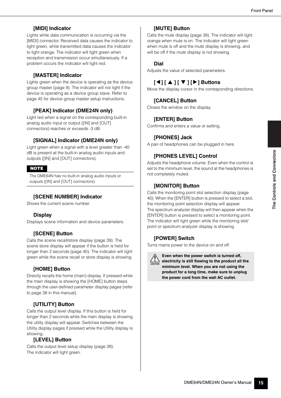 Yamaha 1009MWTO-F0 User Manual | Page 15 / 80