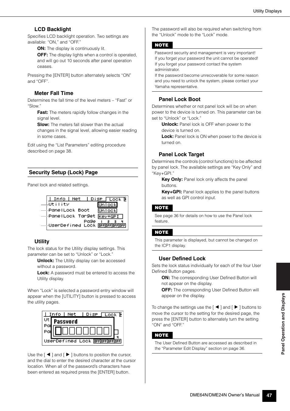 Yamaha 1009MWTO-F0 User Manual | Page 47 / 80