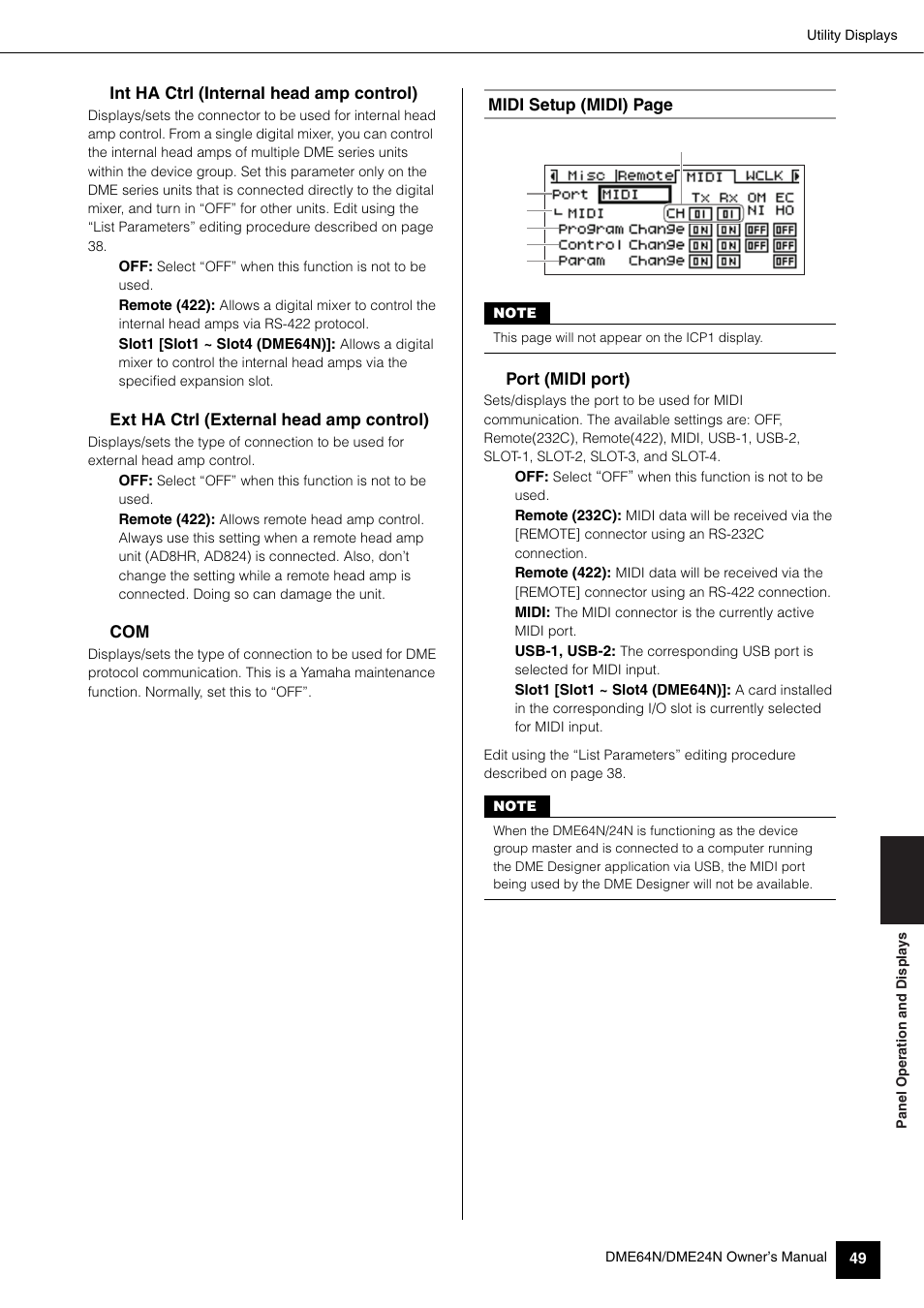 Yamaha 1009MWTO-F0 User Manual | Page 49 / 80