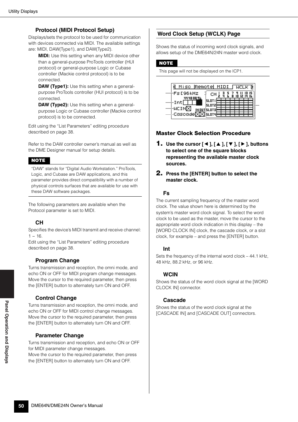 Yamaha 1009MWTO-F0 User Manual | Page 50 / 80