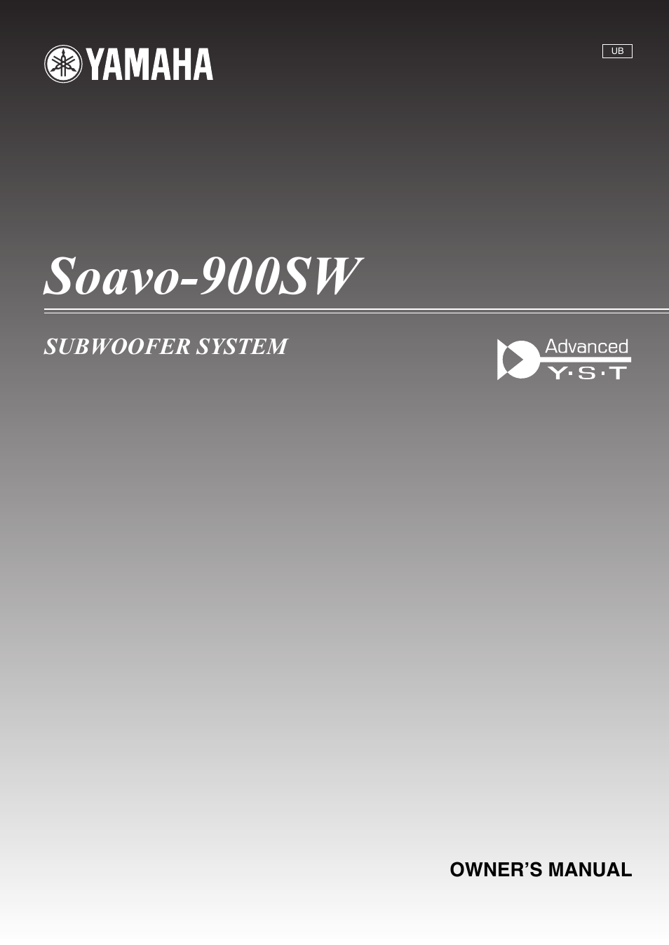 Yamaha 900SW User Manual | 24 pages