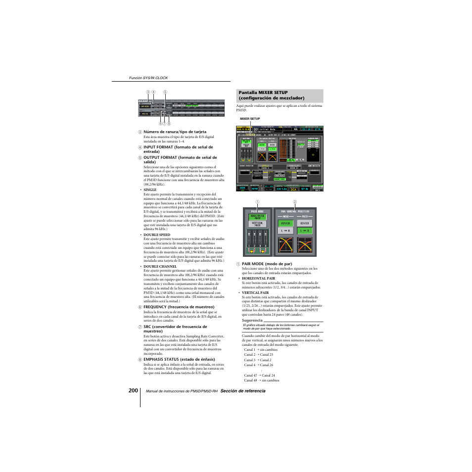 Pantalla mixer setup (configuración de mezclador) | Yamaha PM5D-RHPM5D User Manual | Page 200 / 367