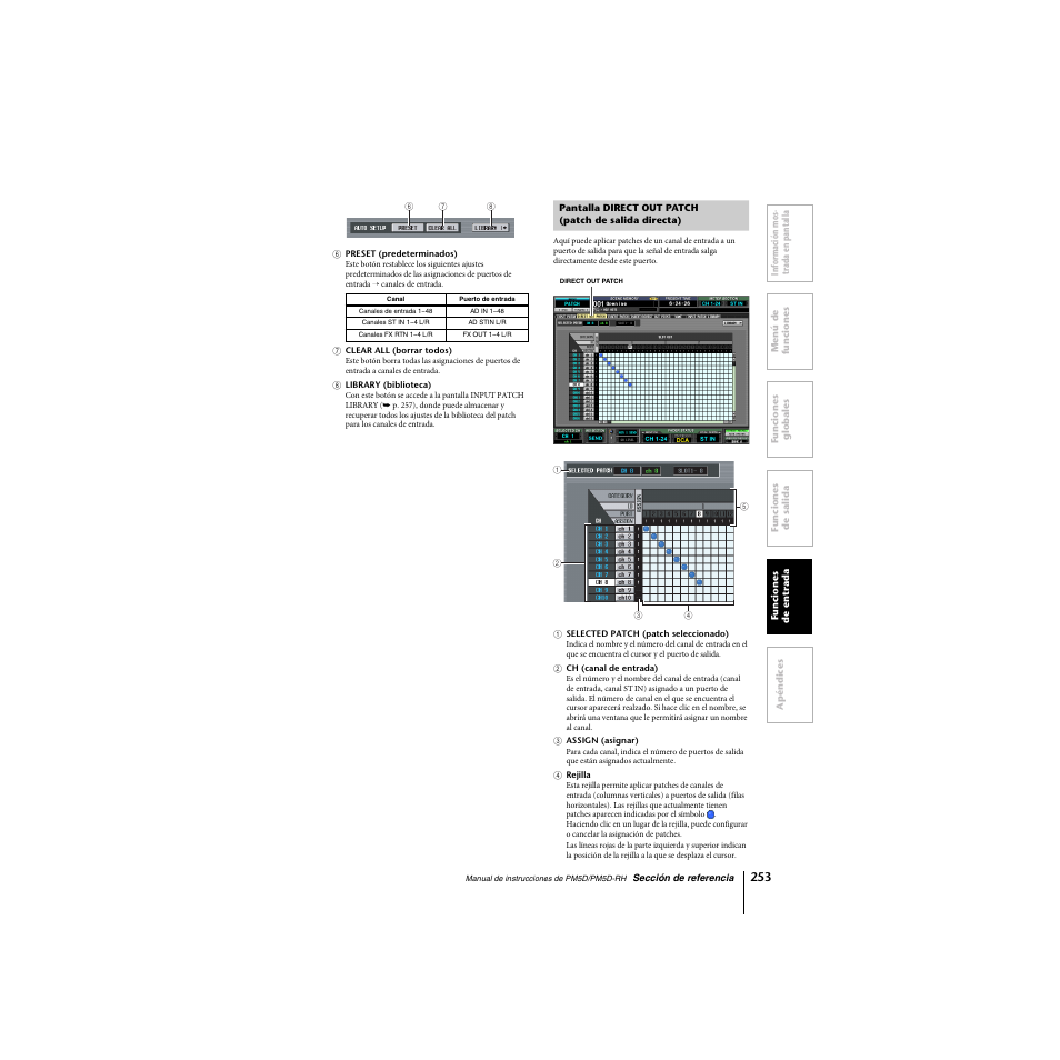 Yamaha PM5D-RHPM5D User Manual | Page 253 / 367