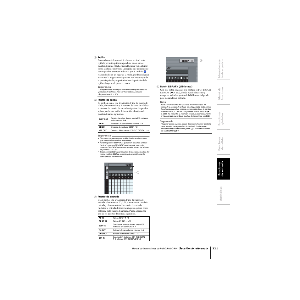 Yamaha PM5D-RHPM5D User Manual | Page 255 / 367