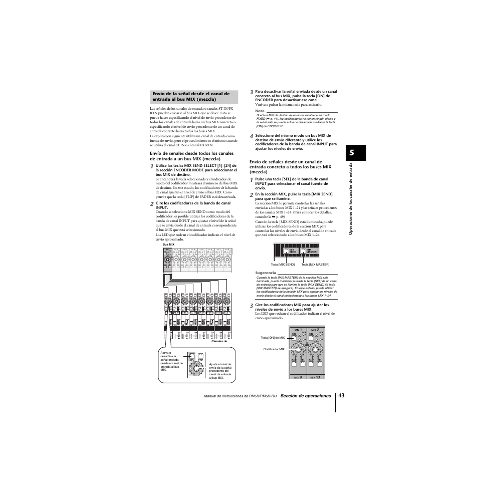 Mezcla) | Yamaha PM5D-RHPM5D User Manual | Page 43 / 367