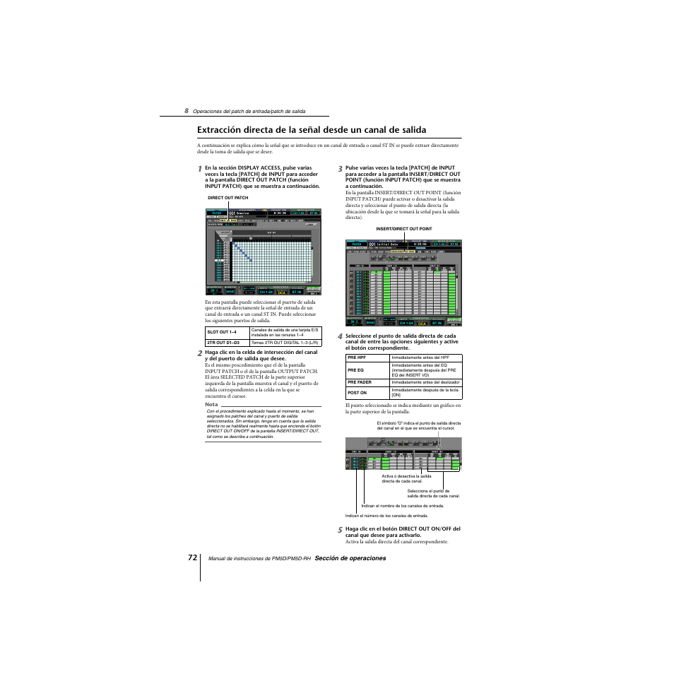 Yamaha PM5D-RHPM5D User Manual | Page 72 / 367