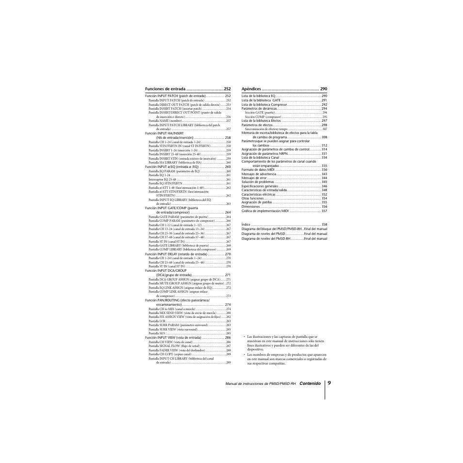 Yamaha PM5D-RHPM5D User Manual | Page 9 / 367