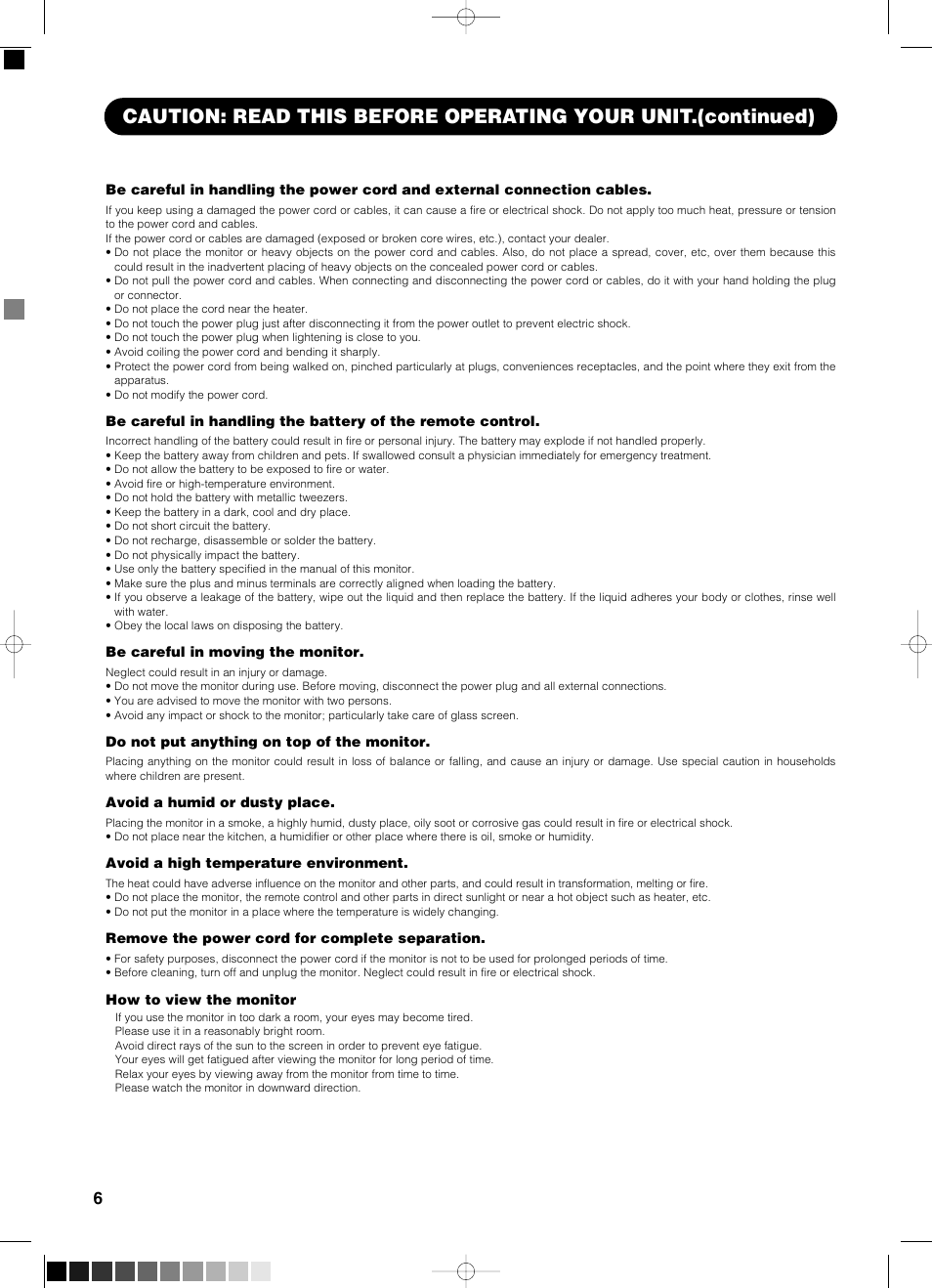 Yamaha pdm-4210 User Manual | Page 8 / 52