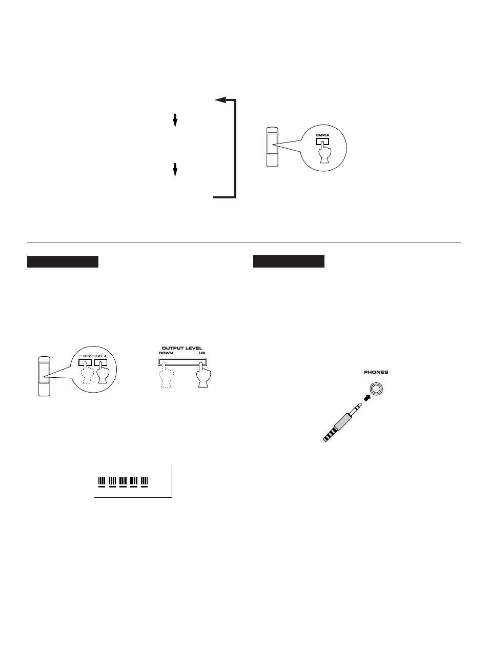 Changing brightness of the display, Cdc-655 only when you listen with headphones | Yamaha CDC-655 User Manual | Page 12 / 24