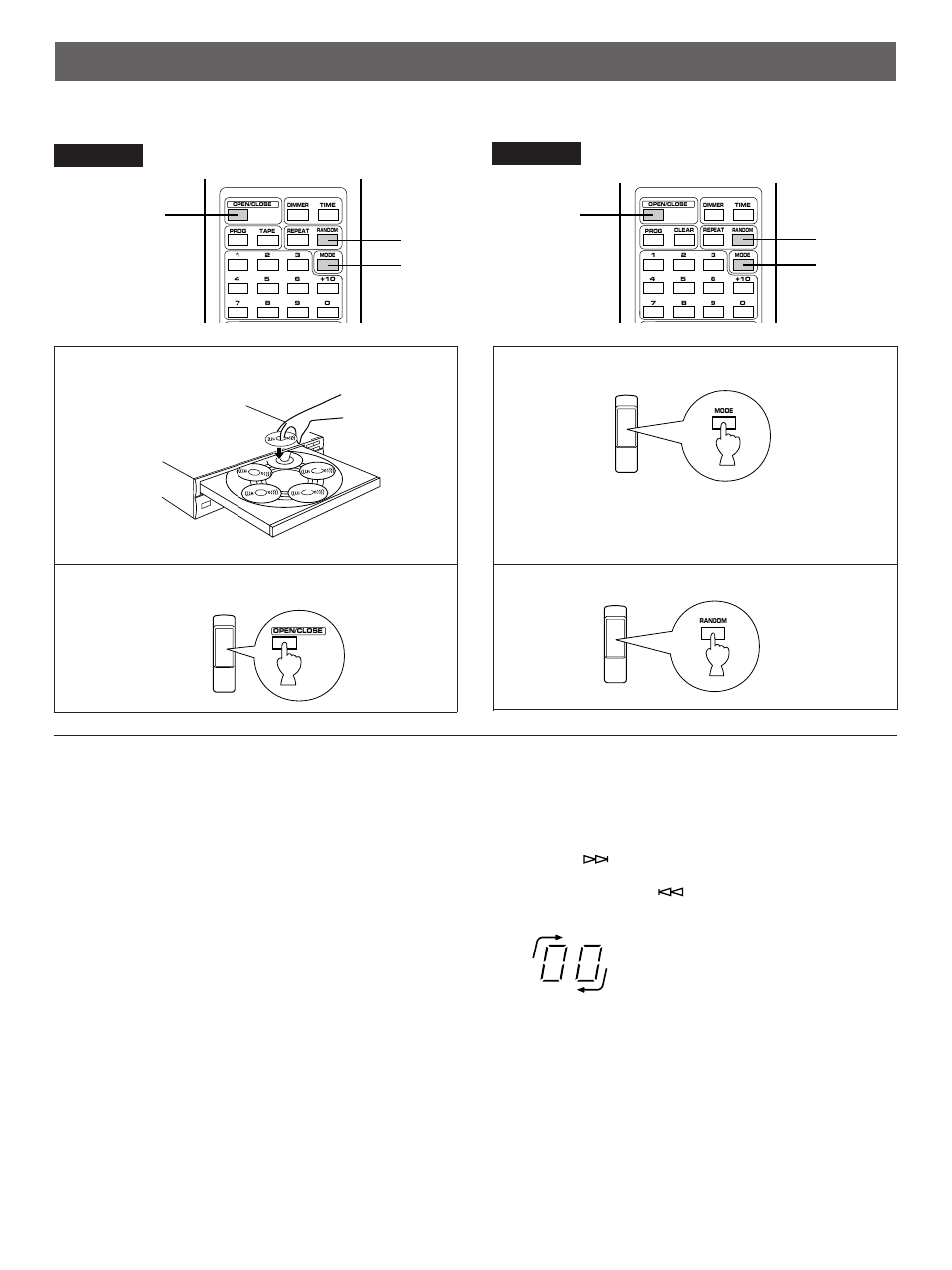 Random-sequence play | Yamaha CDC-655 User Manual | Page 13 / 24