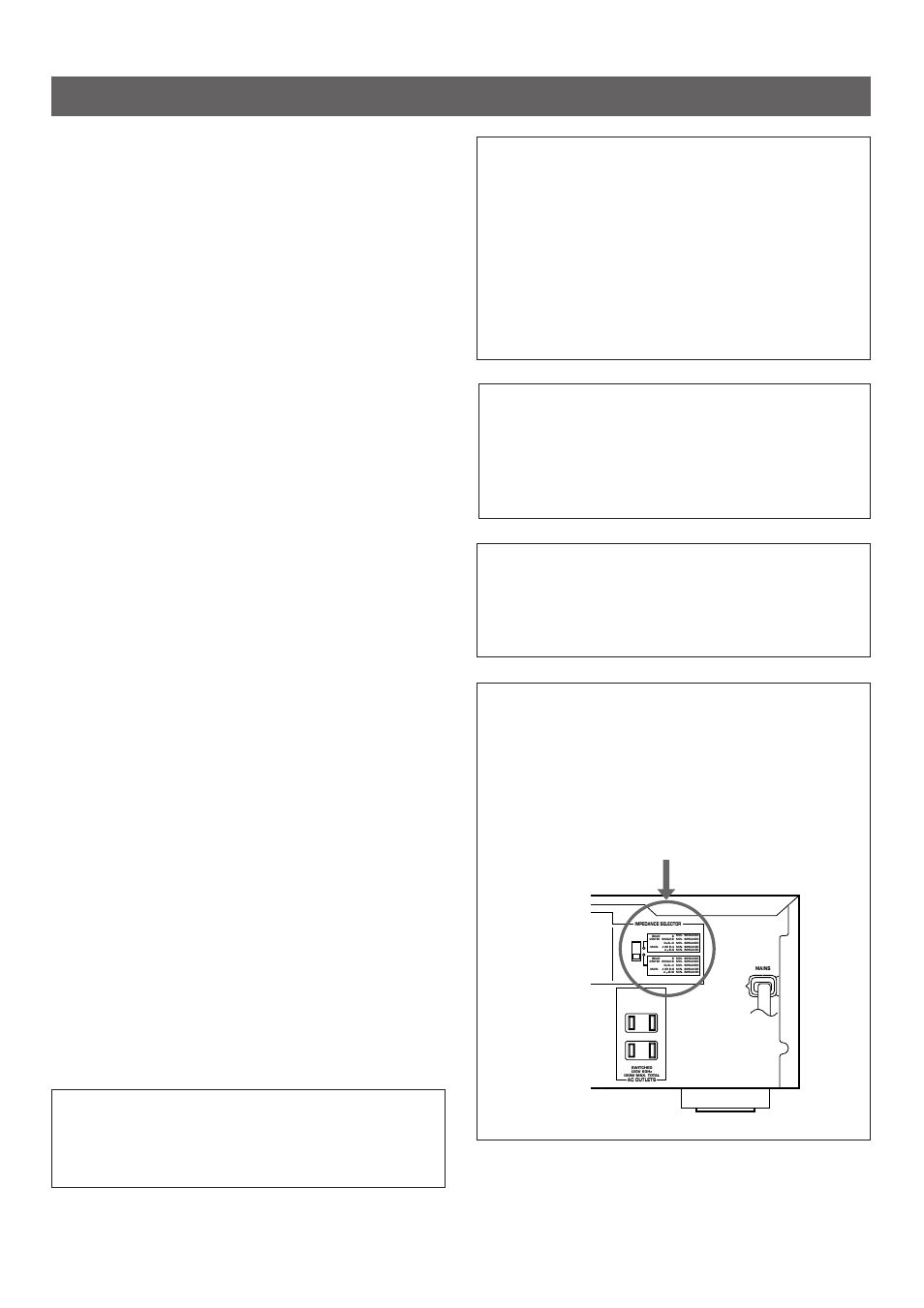 Caution, Caution: read this before operating your unit, Always set the volume control to | Impedance selector (u.s.a. model) | Yamaha R-V902 User Manual | Page 4 / 44