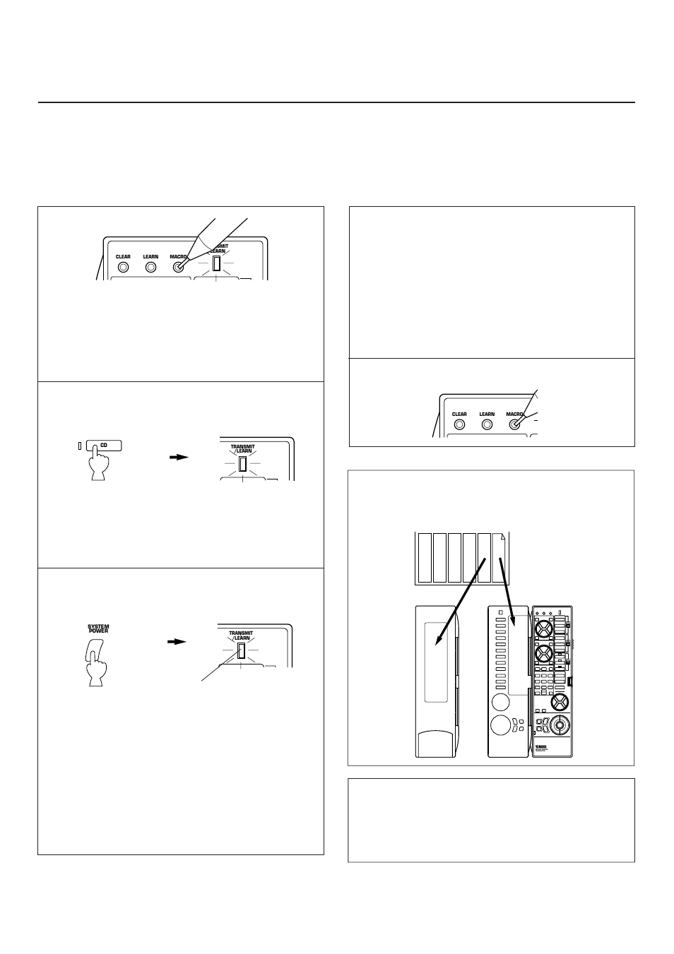 Making a new macro | Yamaha R-V902 User Manual | Page 40 / 44