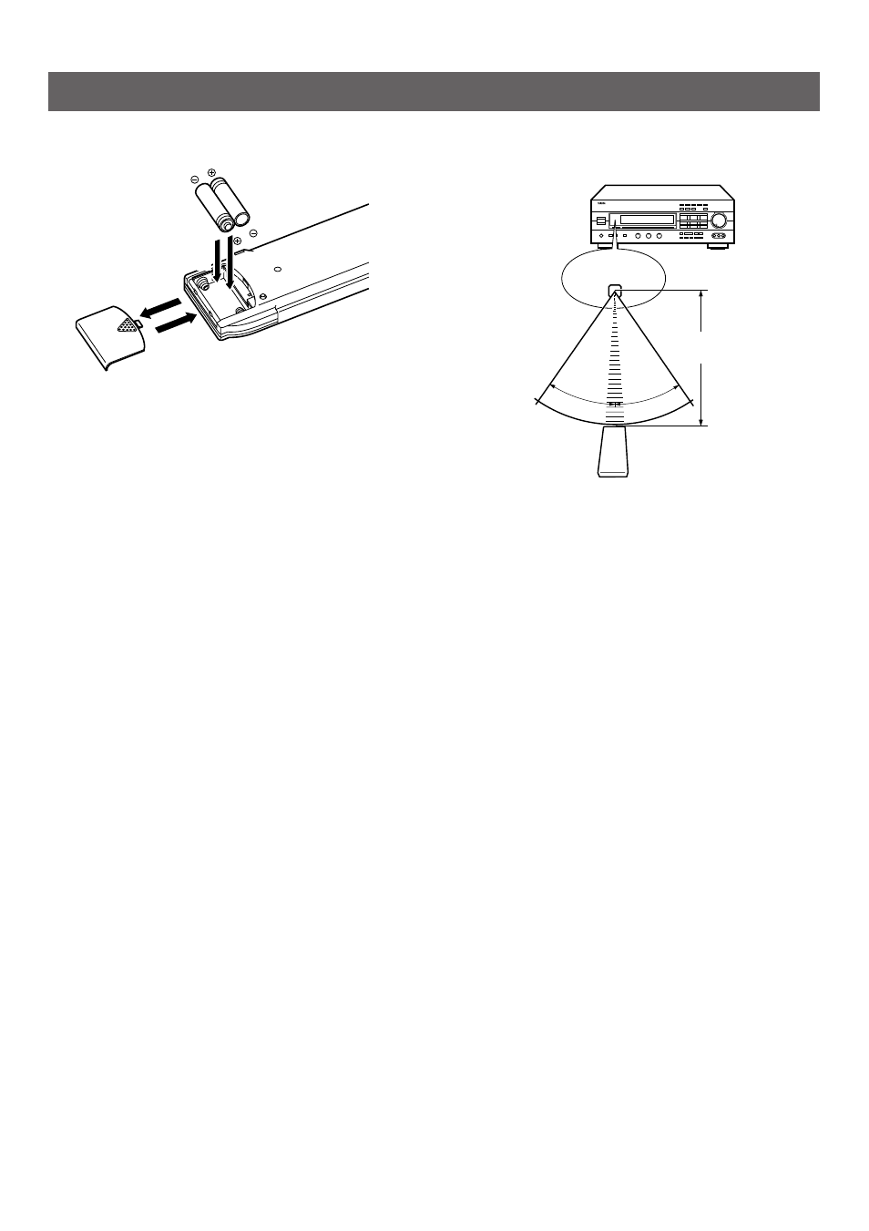 Notes about the remote control transmitter | Yamaha R-V902 User Manual | Page 42 / 44