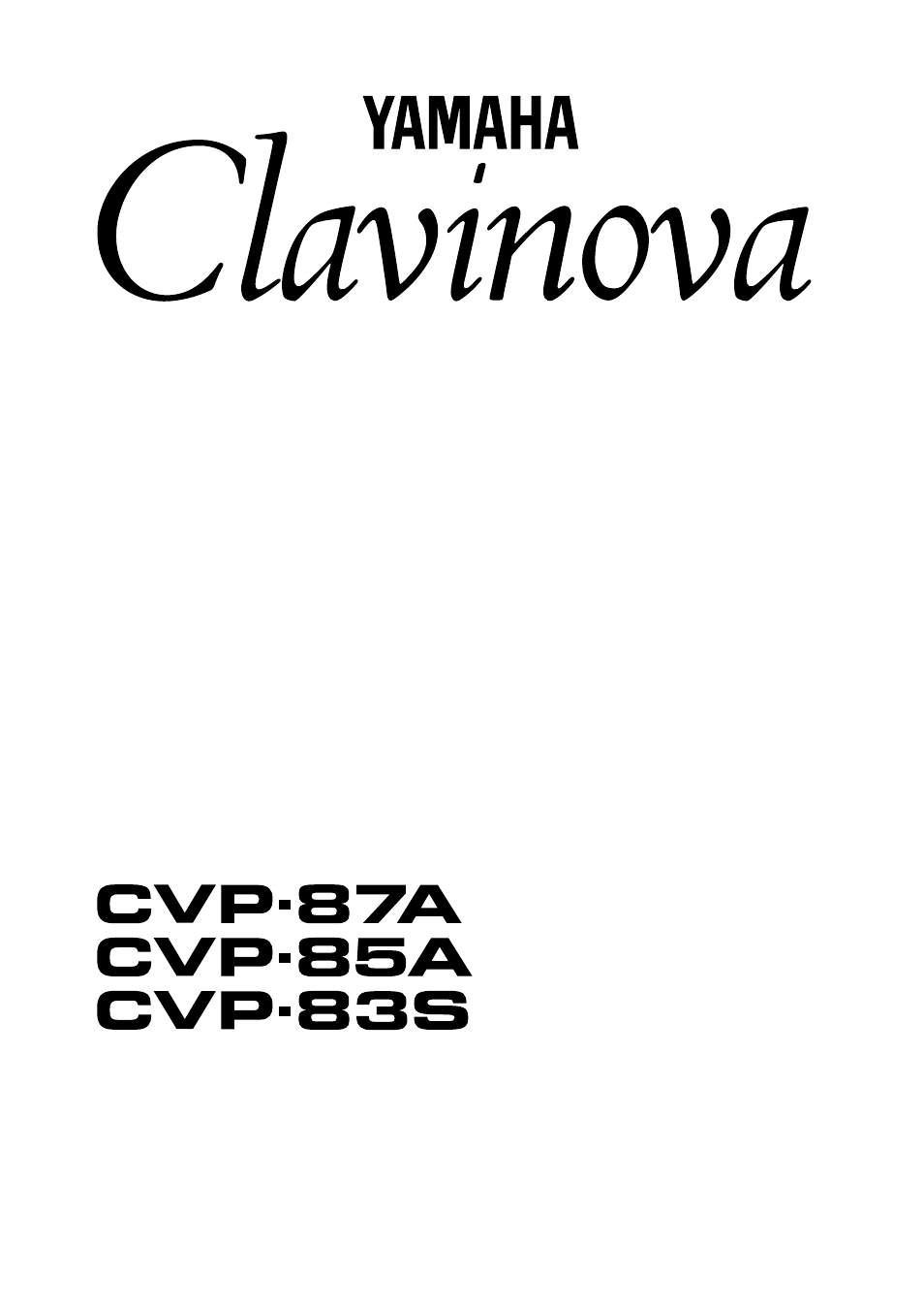 Yamaha CVP-85A User Manual | 76 pages