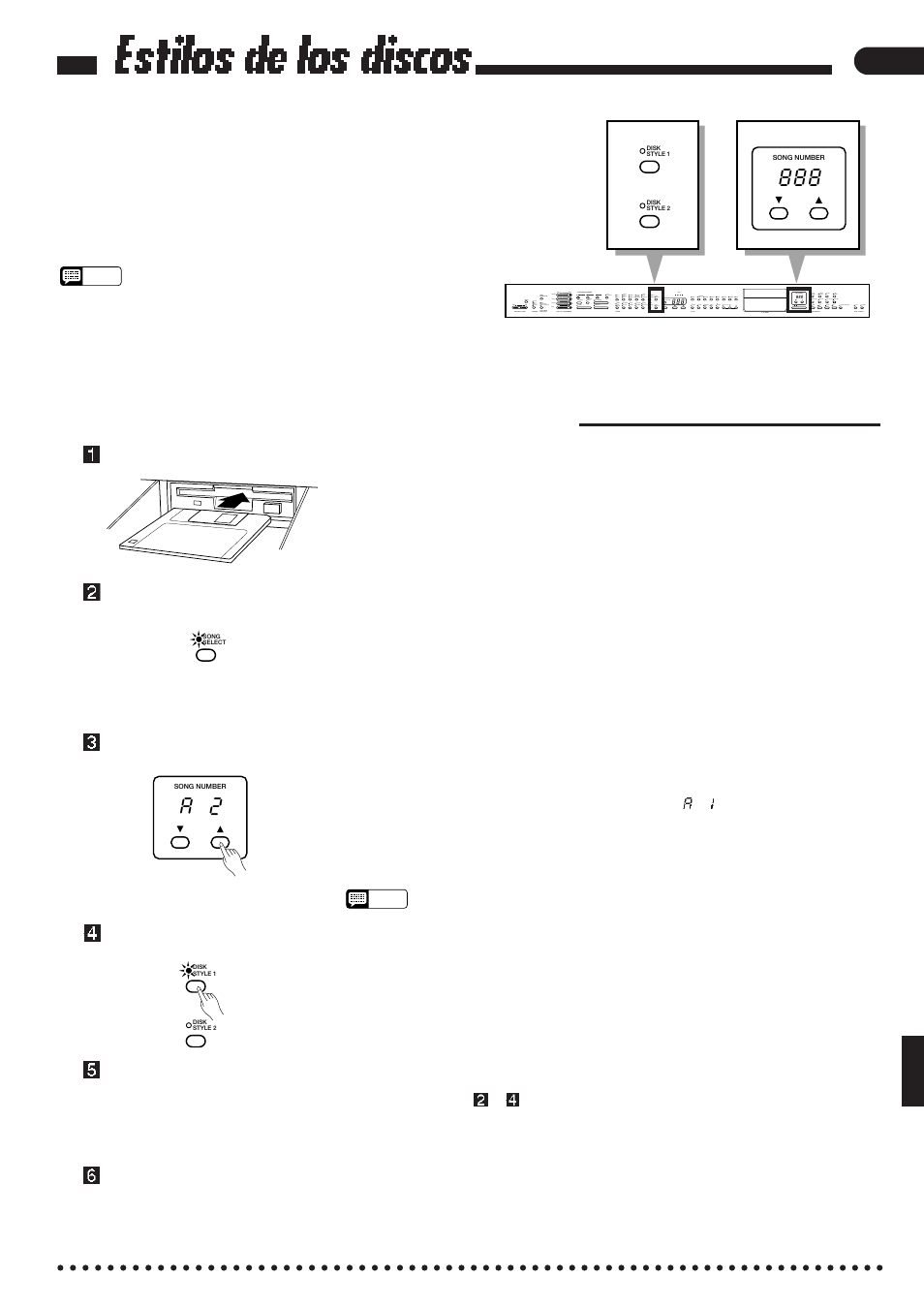 Estilos de los discos, Selección y carga de los estilos del disco | Yamaha CVP-85A User Manual | Page 27 / 76