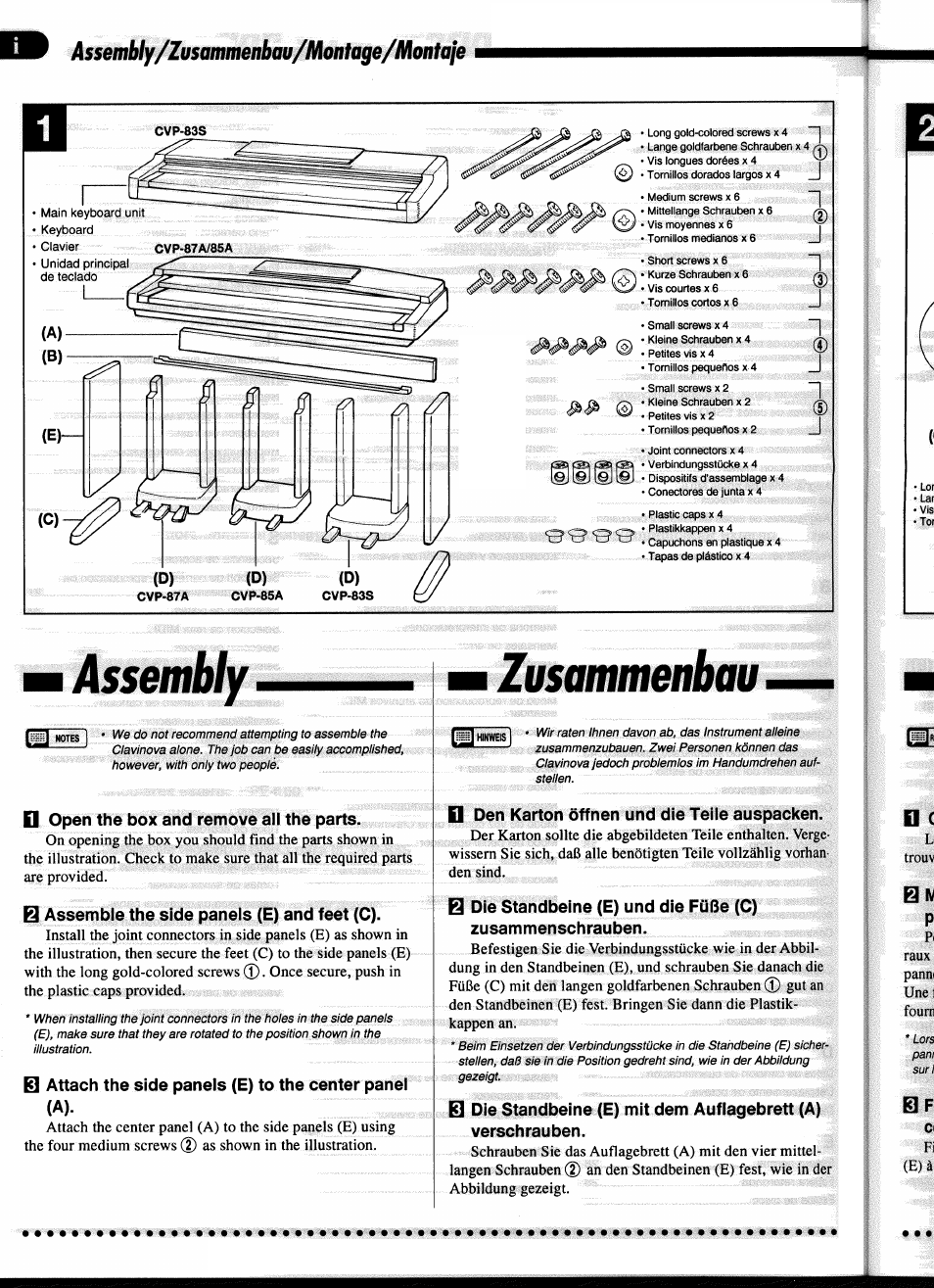 Yamaha CVP-85A User Manual | Page 58 / 76