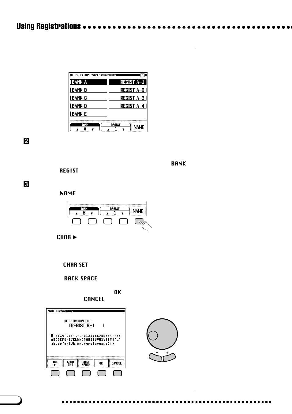 Using registrations | Yamaha CVP-109  EN User Manual | Page 112 / 235