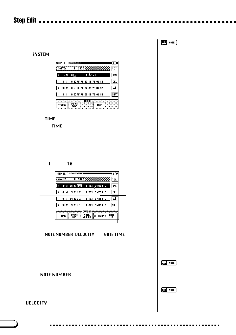 Step edit, Changing the time signature | Yamaha CVP-109  EN User Manual | Page 152 / 235