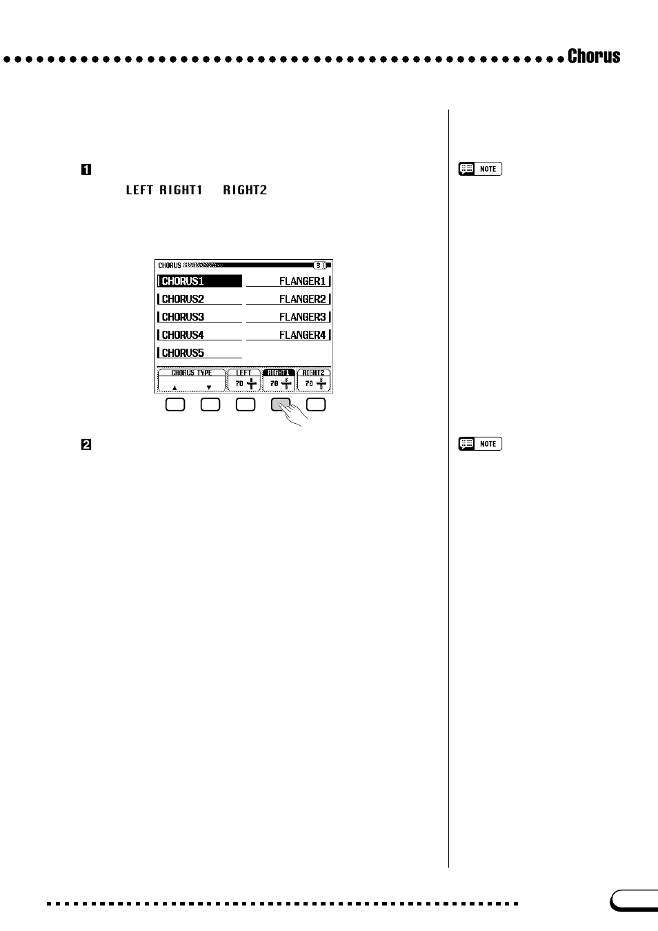 Chorus, Setting the chorus depth for each part | Yamaha CVP-109  EN User Manual | Page 53 / 235