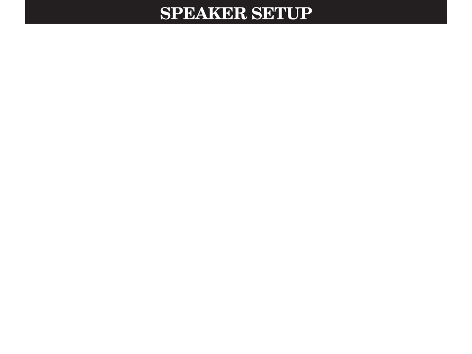 Speaker setup | Yamaha DDP-2 User Manual | Page 12 / 31