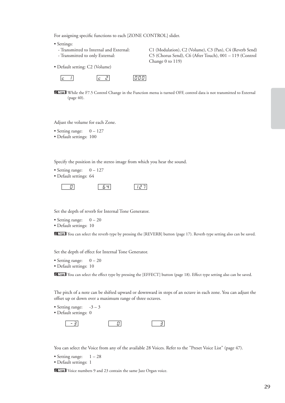 Yamaha CP 33 User Manual | Page 29 / 64