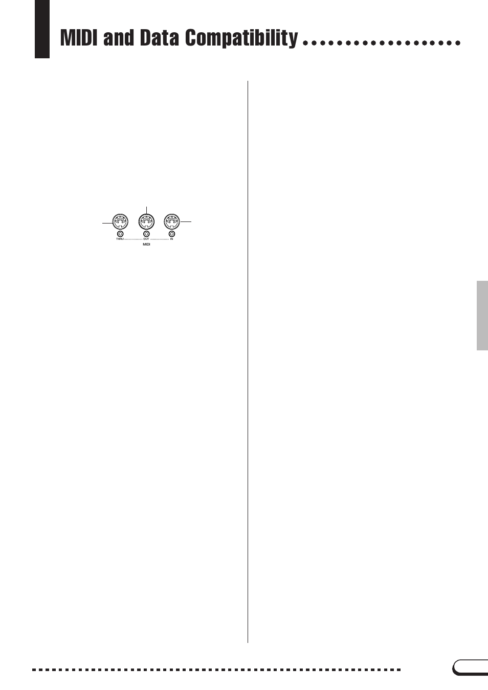 Midi and data compatibility, Midi, Data compatibility | Yamaha CVP-200 User Manual | Page 9 / 75
