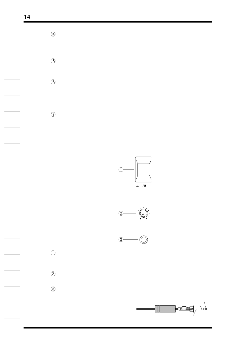 Powerスイッチ、ヘッドフォン端子, De f g | Yamaha D24 User Manual | Page 21 / 217