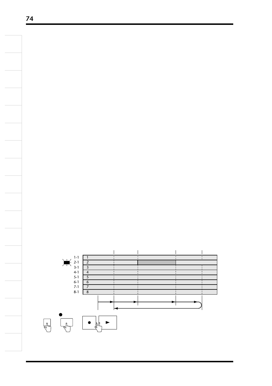 オートパンチ録音 | Yamaha D24 User Manual | Page 79 / 217