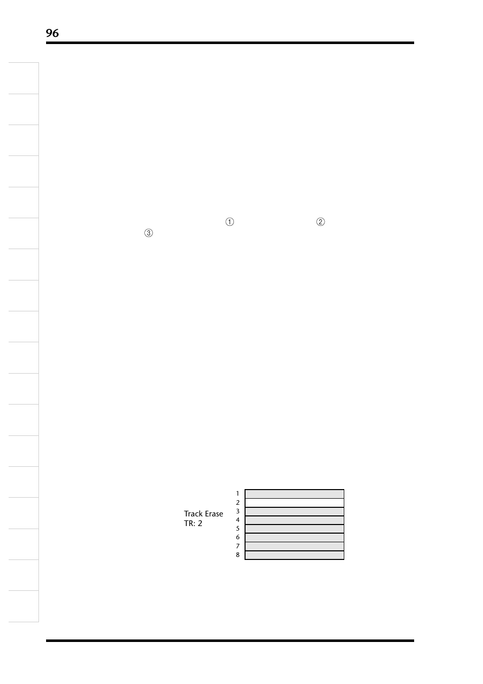 トラックの消去 | Yamaha D24 User Manual | Page 99 / 217