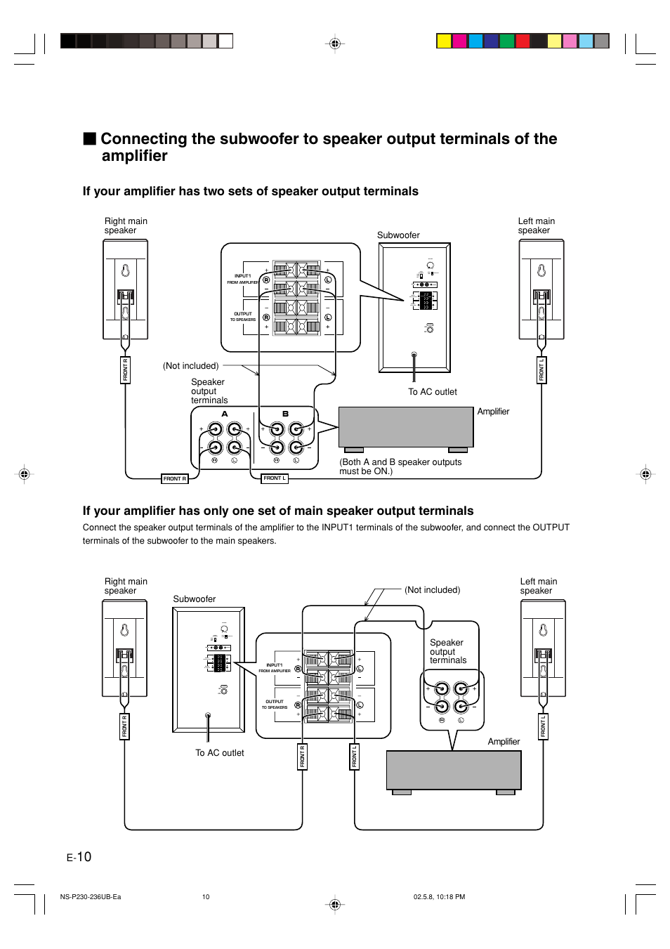 Yamaha NS-P230 User Manual | Page 14 / 20