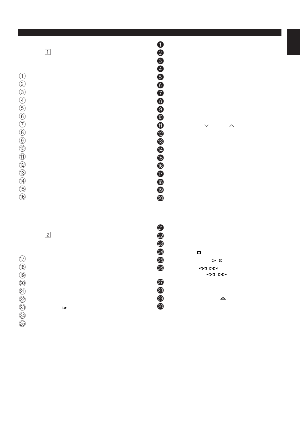 Names of controls and indicators | Yamaha EMX100RDS User Manual | Page 13 / 53