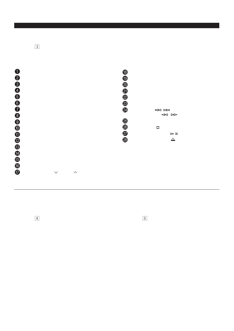 Remote control transmitter, Proper use of the remote control transmitter, Names of control buttons | Yamaha EMX100RDS User Manual | Page 14 / 53