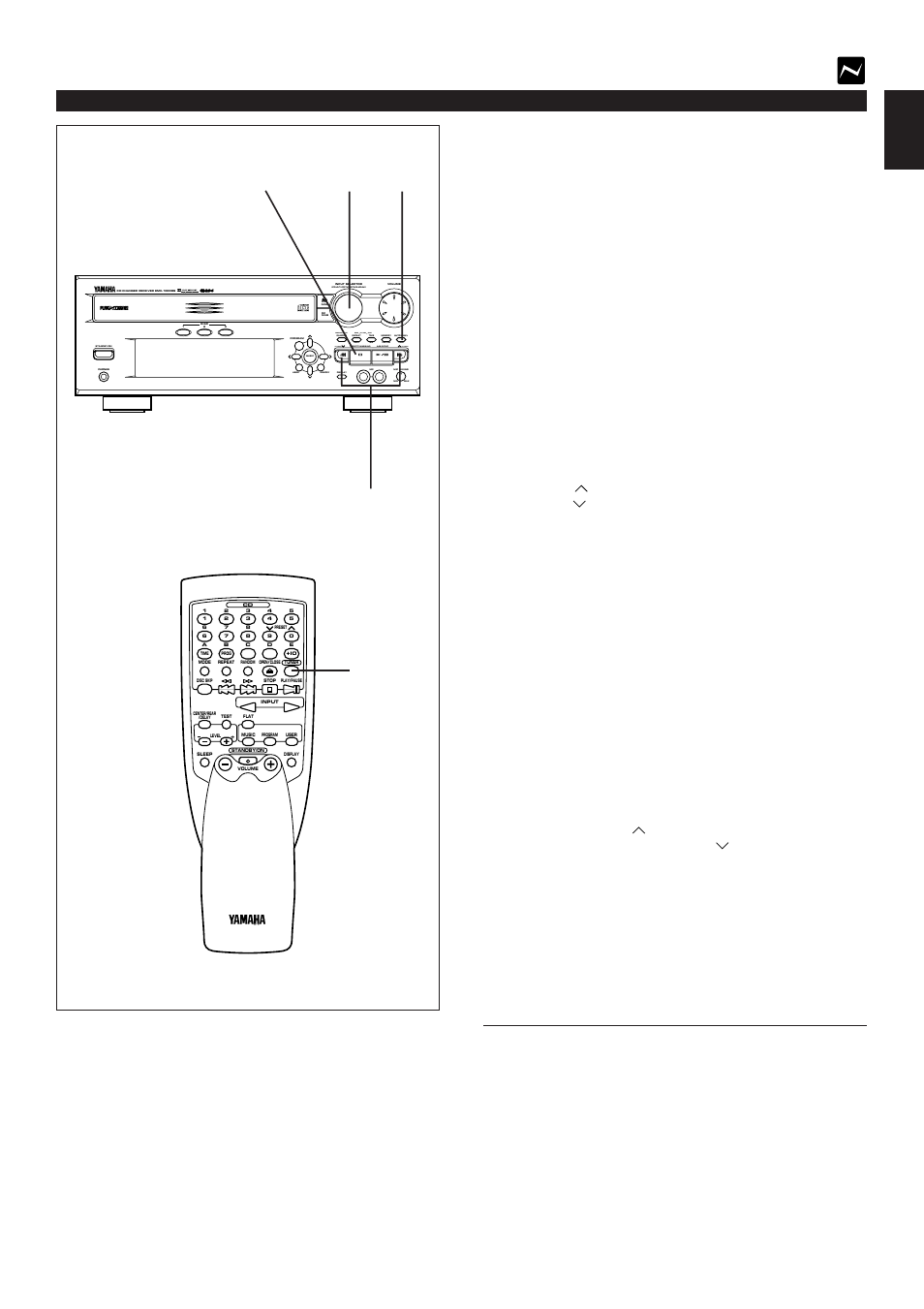 Tuning operation, Automatic tuning, Manual tuning | E-23 english | Yamaha EMX100RDS User Manual | Page 31 / 53