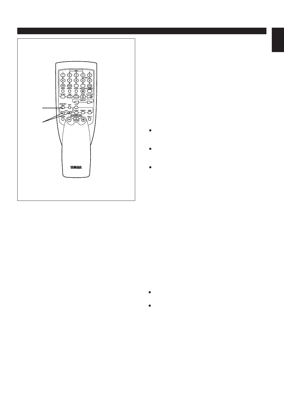 Adjusting center level, Adjusting rear level, E-35 english | Using sound field processor | Yamaha EMX100RDS User Manual | Page 43 / 53