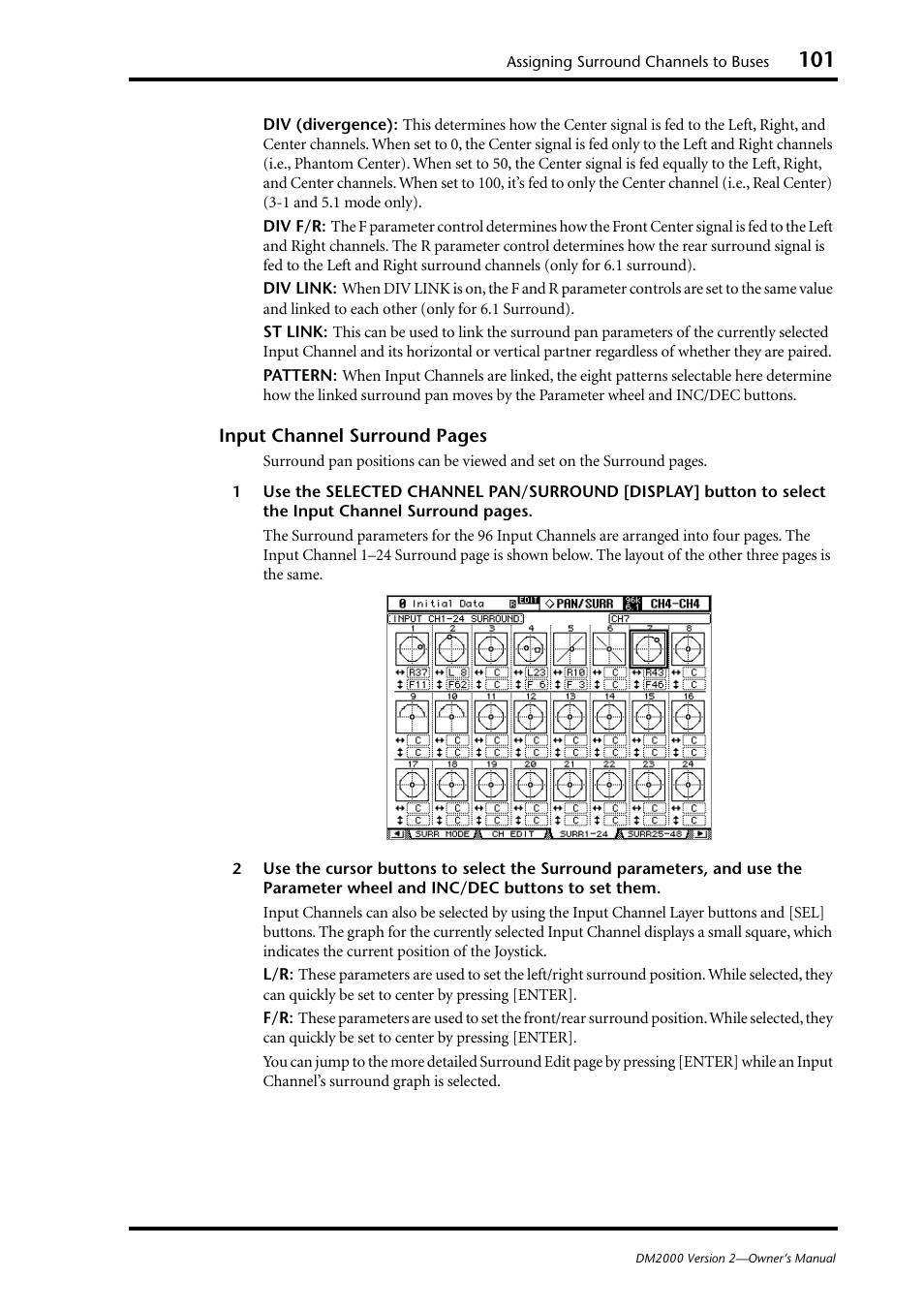 Yamaha DM2000 User Manual | Page 101 / 402
