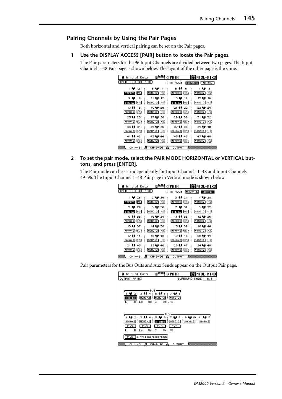 Yamaha DM2000 User Manual | Page 145 / 402